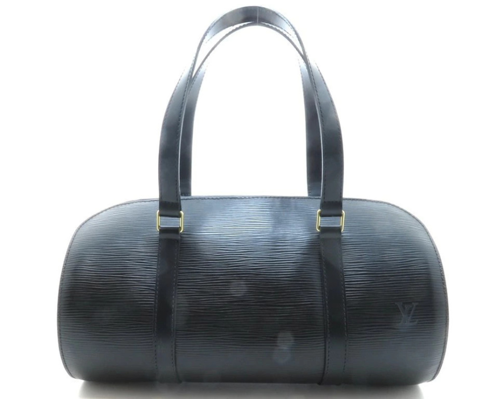 LOUIS VUITTON Soufflot Epi Noir Black Leather